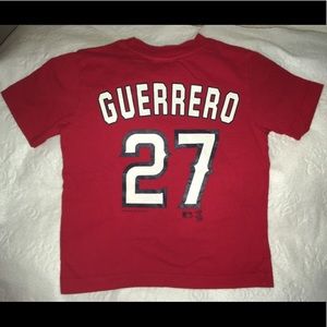 Angels Guerrero 3T red shirt Genuine Merchandise toddler boy baseball top kids